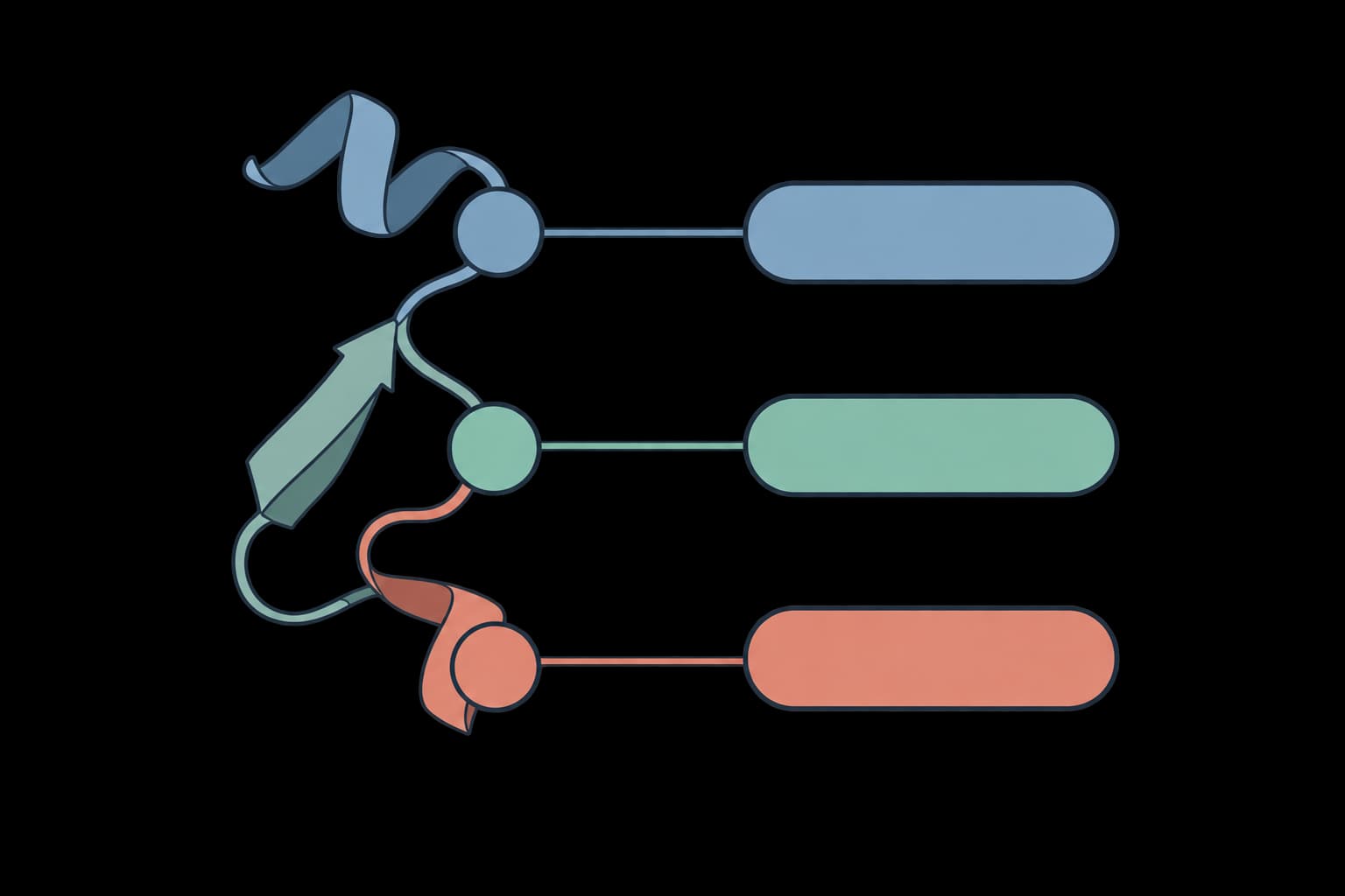 One-to-three converter icon